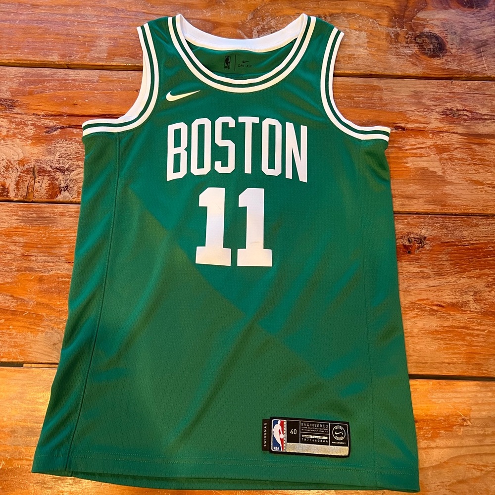 Green Boston Celtics Irving Basketball Jersey